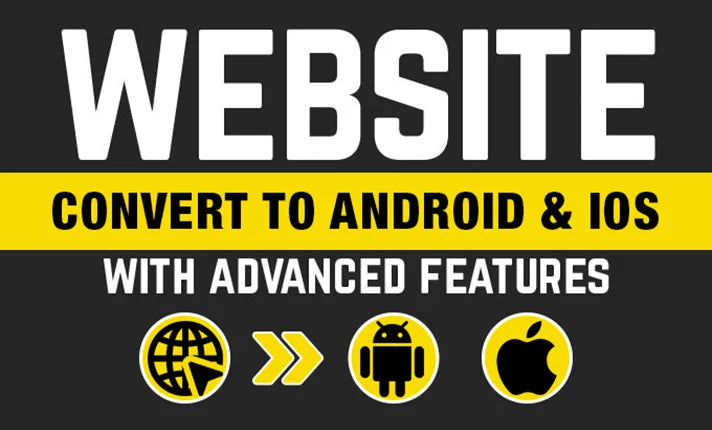 We will convert your website into Android and iOS mobile apps